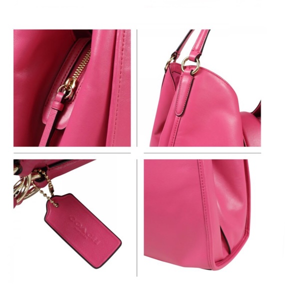 COACH CARLYLE SHOULDER BAG IN SMOOTH LEATHER - Picture 2 of 7